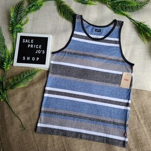 NWT Levi's Mens Horizontal Striped Tank Top
